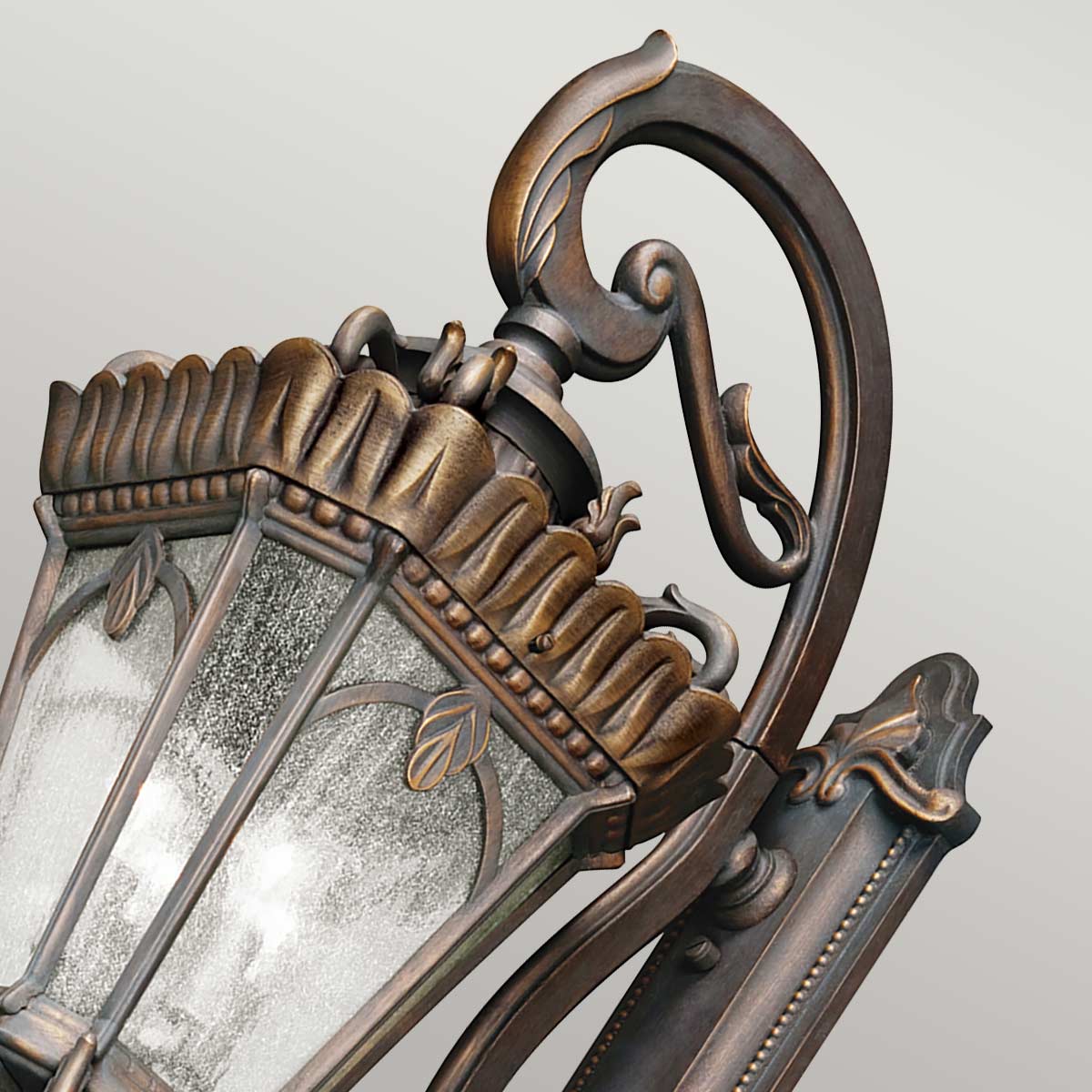 Kichler Outdoor Wall Light from the Tournai range. Tournai 4 Light Grand Extra Large Wall Lantern Product Code = KL-TOURNAI1G-XL