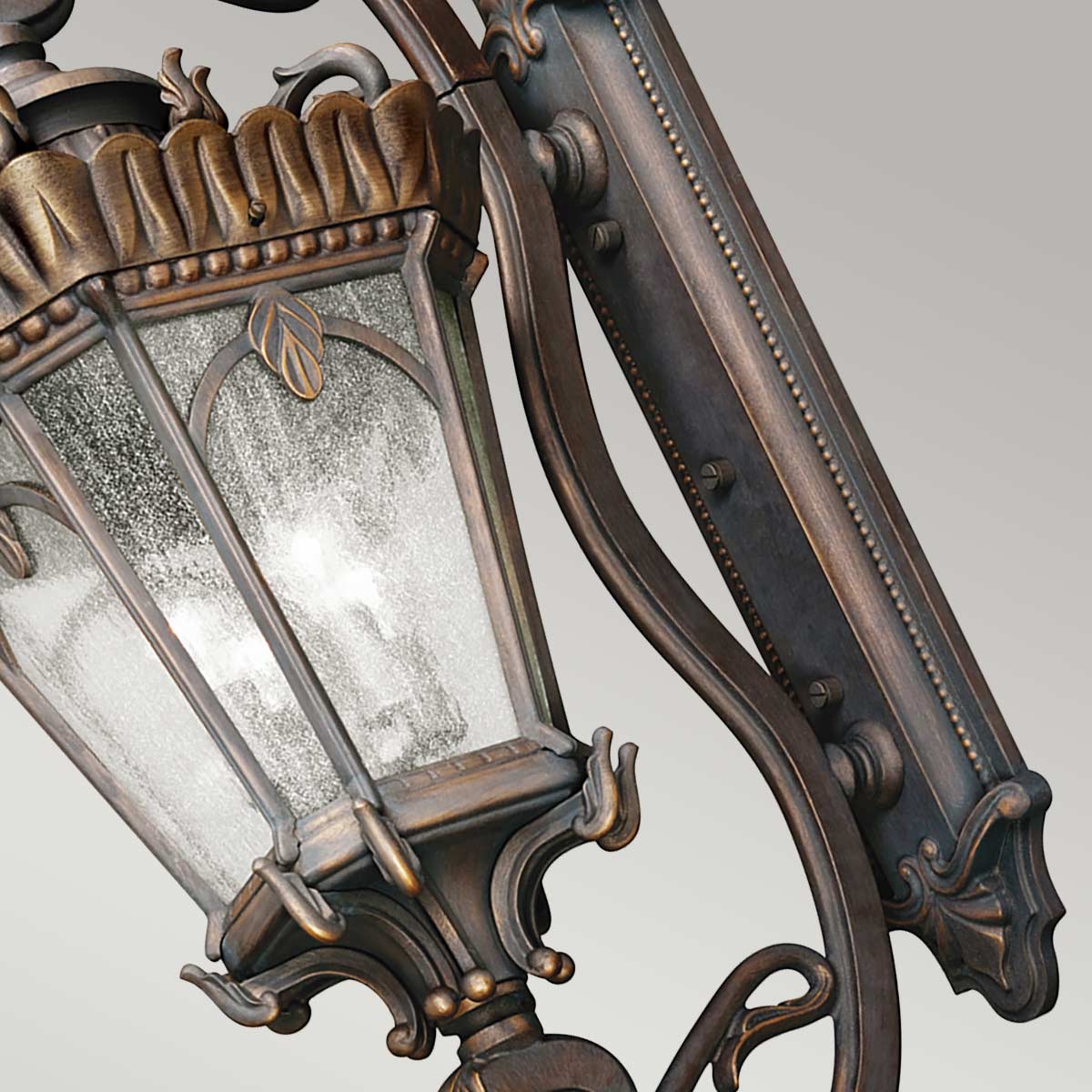 Kichler Outdoor Wall Light from the Tournai range. Tournai 4 Light Grand Extra Large Wall Lantern Product Code = KL-TOURNAI1G-XL