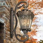 Kichler Outdoor Wall Light from the Tournai range. Tournai 4 Light Grand Extra Large Wall Lantern – SKU KL-TOURNAI1G-XL