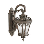 Kichler Outdoor Wall Light from the Tournai range. Tournai 2 Light Large Wall Lantern – SKU KL-TOURNAI2-L