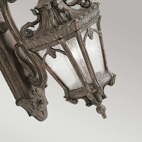 Kichler Outdoor Wall Light from the Tournai range. Tournai 2 Light Large Wall Lantern Product Code = KL-TOURNAI2-L