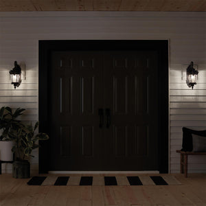 Kichler Outdoor Wall Light from the Tournai range. Tournai 2 Light Large Wall Lantern Product Code = KL-TOURNAI2-L