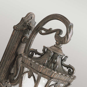 Kichler Outdoor Wall Light from the Tournai range. Tournai 1 Light Medium Wall Lantern Product Code = KL-TOURNAI2-M