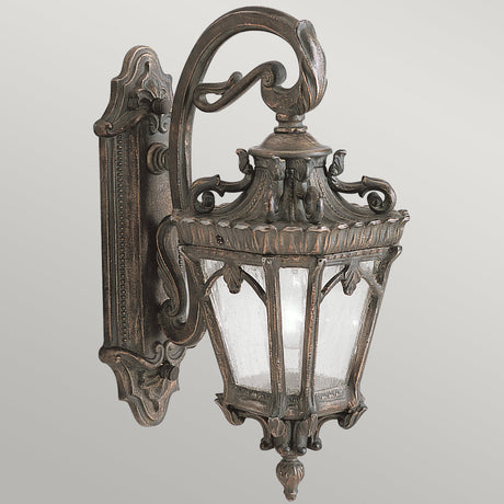 Kichler Outdoor Wall Light from the Tournai range. Tournai 1 Light Medium Wall Lantern Product Code = KL-TOURNAI2-M