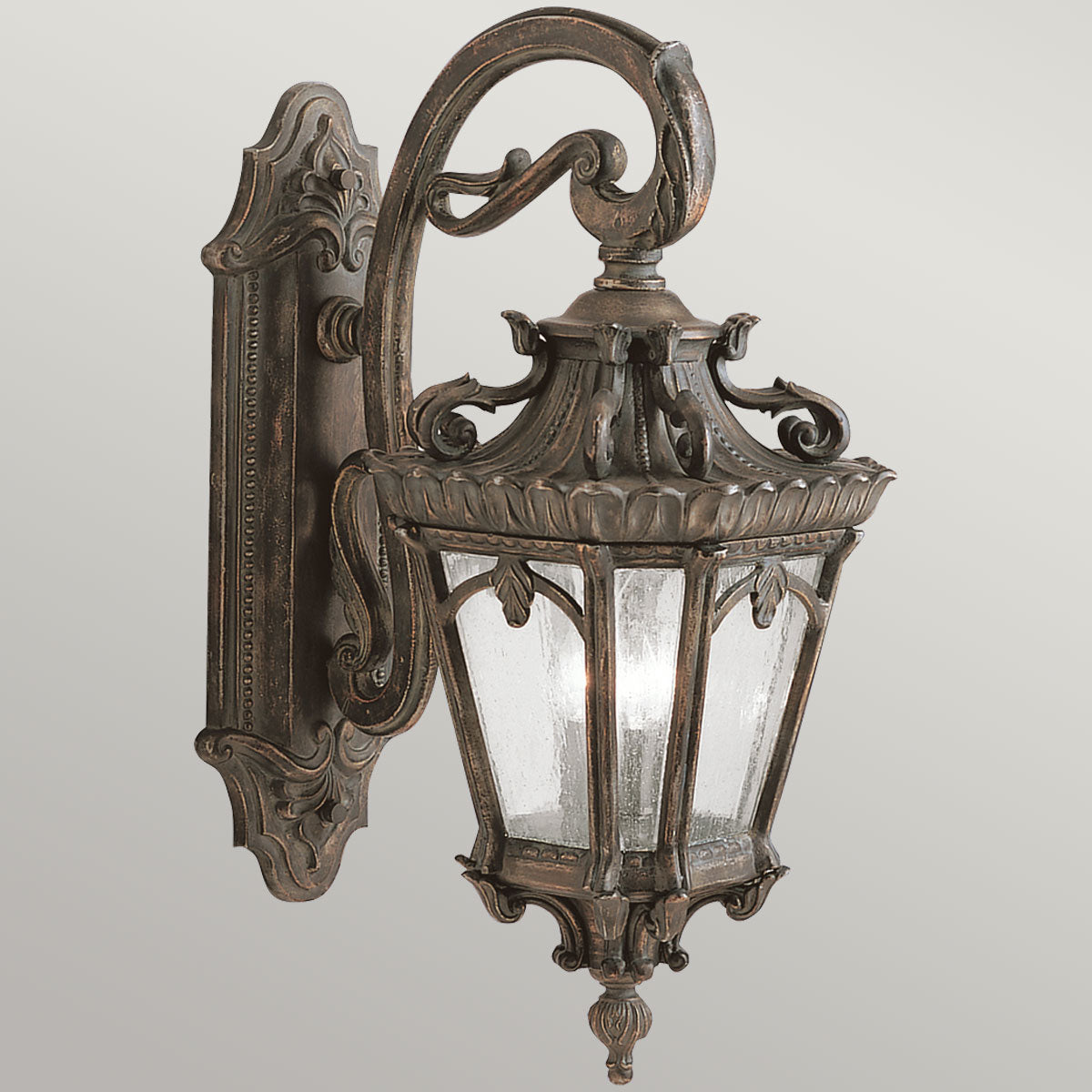 Kichler Outdoor Wall Light from the Tournai range. Tournai 3 Light Extra Large Wall Lantern Product Code = KL-TOURNAI2-XL