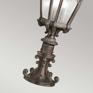 Kichler Pedestal Lantern from the Tournai range. Tournai 2 Light Large Pedestal Product Code = KL-TOURNAI3-L