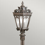 Kichler Pillar Lantern from the Tournai range. Tournai 1 Light Medium Pillar Product Code = KL-TOURNAI4-M