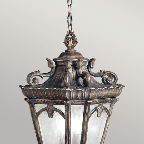 Kichler Outdoor Hanging from the Tournai range. Tournai 3 Light Extra Large Chain Lantern Product Code = KL-TOURNAI8-XL