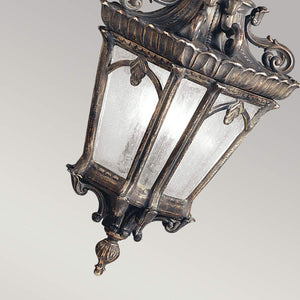 Kichler Outdoor Hanging from the Tournai range. Tournai 3 Light Extra Large Chain Lantern Product Code = KL-TOURNAI8-XL