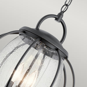 Kichler Outdoor Hanging from the Vandalia range. Vandalia 3 Light Large Chain Lantern Product Code = KL-VANDALIA8-L