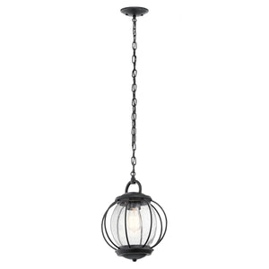 Kichler Outdoor Hanging from the Vandalia range. Vandalia 1 Light Medium Chain Lantern Product Code = KL-VANDALIA8-M