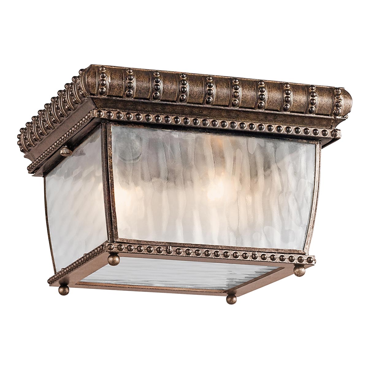 Kichler Ceiling Flush from the Venetian Rain range. Venetian Rain 2 Light Flush  Product Code = KL-VENETIAN-F