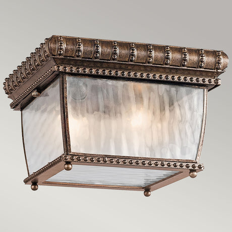 Kichler Ceiling Flush from the Venetian Rain range. Venetian Rain 2 Light Flush  Product Code = KL-VENETIAN-F