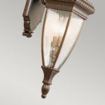 Kichler Outdoor Wall Light from the Venetian Rain range. Venetian Rain 2 Light Medium Wall Lantern Product Code = KL-VENETIAN2-M