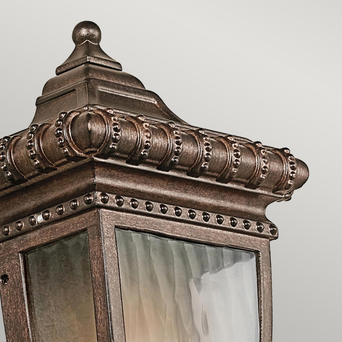 Kichler Outdoor Wall Light from the Venetian Rain range. Venetian Rain 1 Light Half Wall Lantern Product Code = KL-VENETIAN7-S