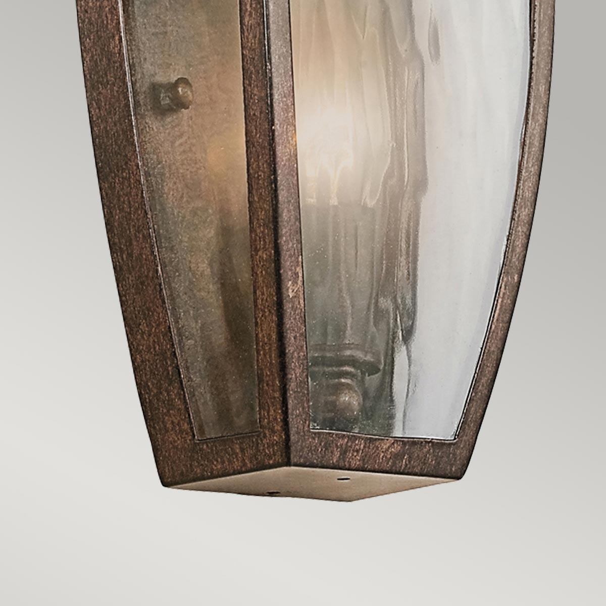 Kichler Outdoor Wall Light from the Venetian Rain range. Venetian Rain 1 Light Half Wall Lantern Product Code = KL-VENETIAN7-S