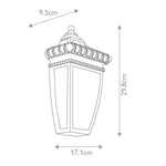 Kichler Outdoor Wall Light from the Venetian Rain range. Venetian Rain 1 Light Half Wall Lantern – SKU KL-VENETIAN7-S