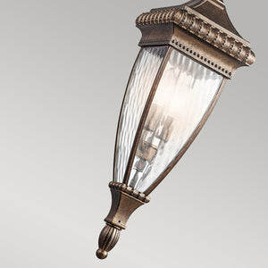 Kichler Outdoor Hanging from the Venetian Rain range. Venetian Rain 2 Light Chain Lantern Product Code = KL-VENETIAN8-M