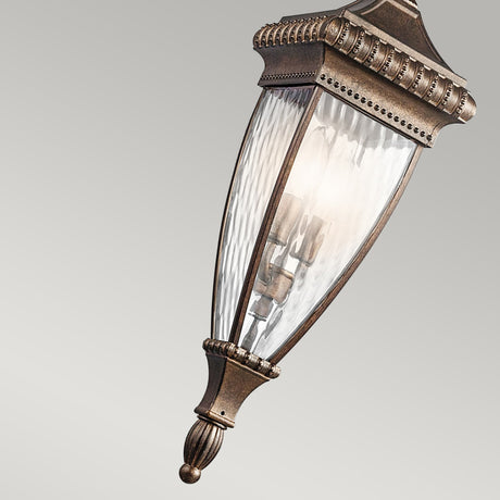 Kichler Outdoor Hanging from the Venetian Rain range. Venetian Rain 2 Light Chain Lantern Product Code = KL-VENETIAN8-M