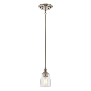 Kichler Pendant from the Waverly range. Waverly 1 Light Mini Pendant Product Code = KL-WAVERLY-MP-CLP