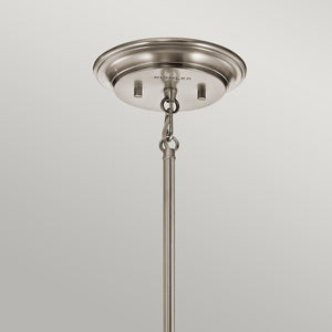 Kichler Pendant from the Waverly range. Waverly 1 Light Mini Pendant Product Code = KL-WAVERLY-MP-CLP