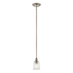 Kichler Pendant from the Waverly range. Waverly 1 Light Mini Pendant Product Code = KL-WAVERLY-MP-CLP