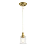 Kichler Pendant from the Waverly range. Waverly 1 Light Mini Pendant Product Code = KL-WAVERLY-MP-NBR