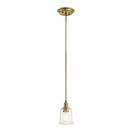 Kichler Pendant from the Waverly range. Waverly 1 Light Mini Pendant Product Code = KL-WAVERLY-MP-NBR