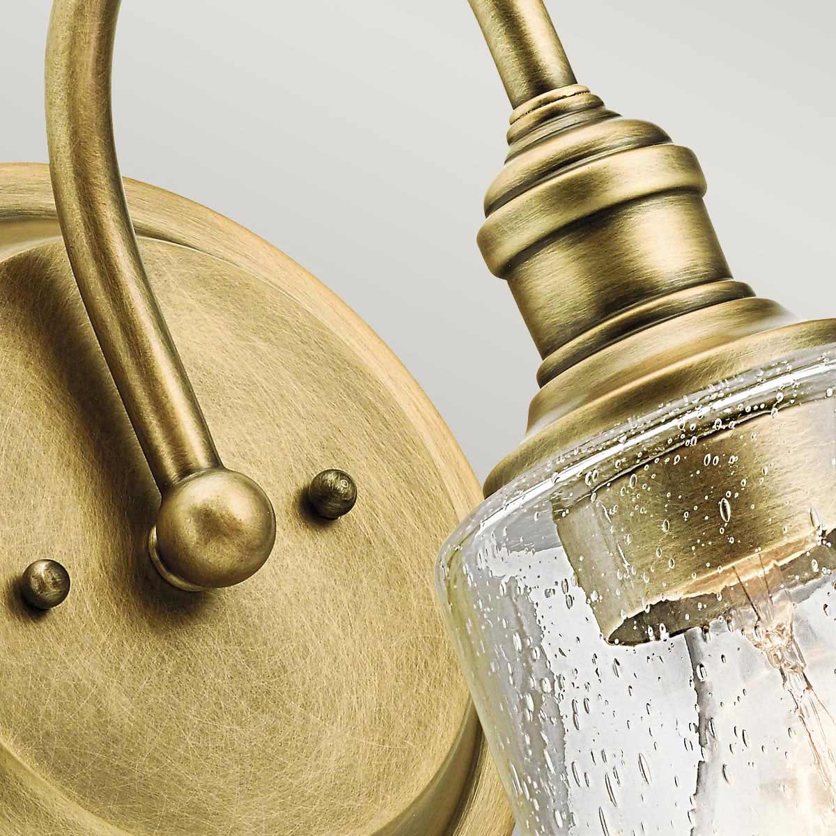 Kichler Wall Light from the Waverly range. Waverly 1 Light Wall Light Product Code = KL-WAVERLY1-NBR