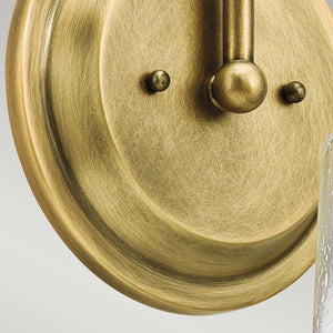 Kichler Wall Light from the Waverly range. Waverly 1 Light Wall Light Product Code = KL-WAVERLY1-NBR