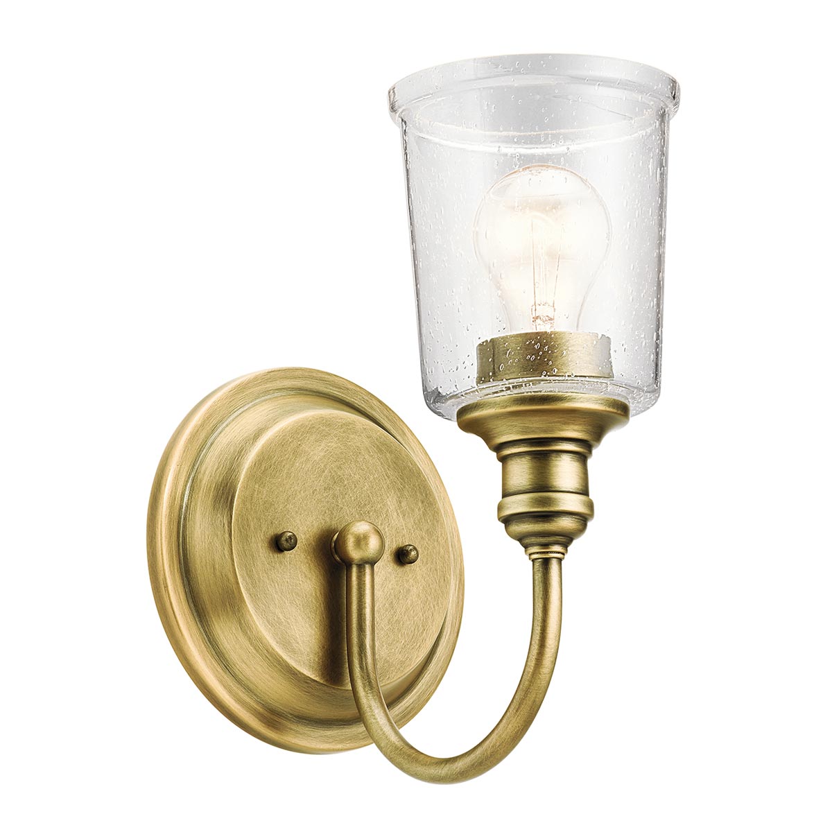 Kichler Wall Light from the Waverly range. Waverly 1 Light Wall Light Product Code = KL-WAVERLY1-NBR