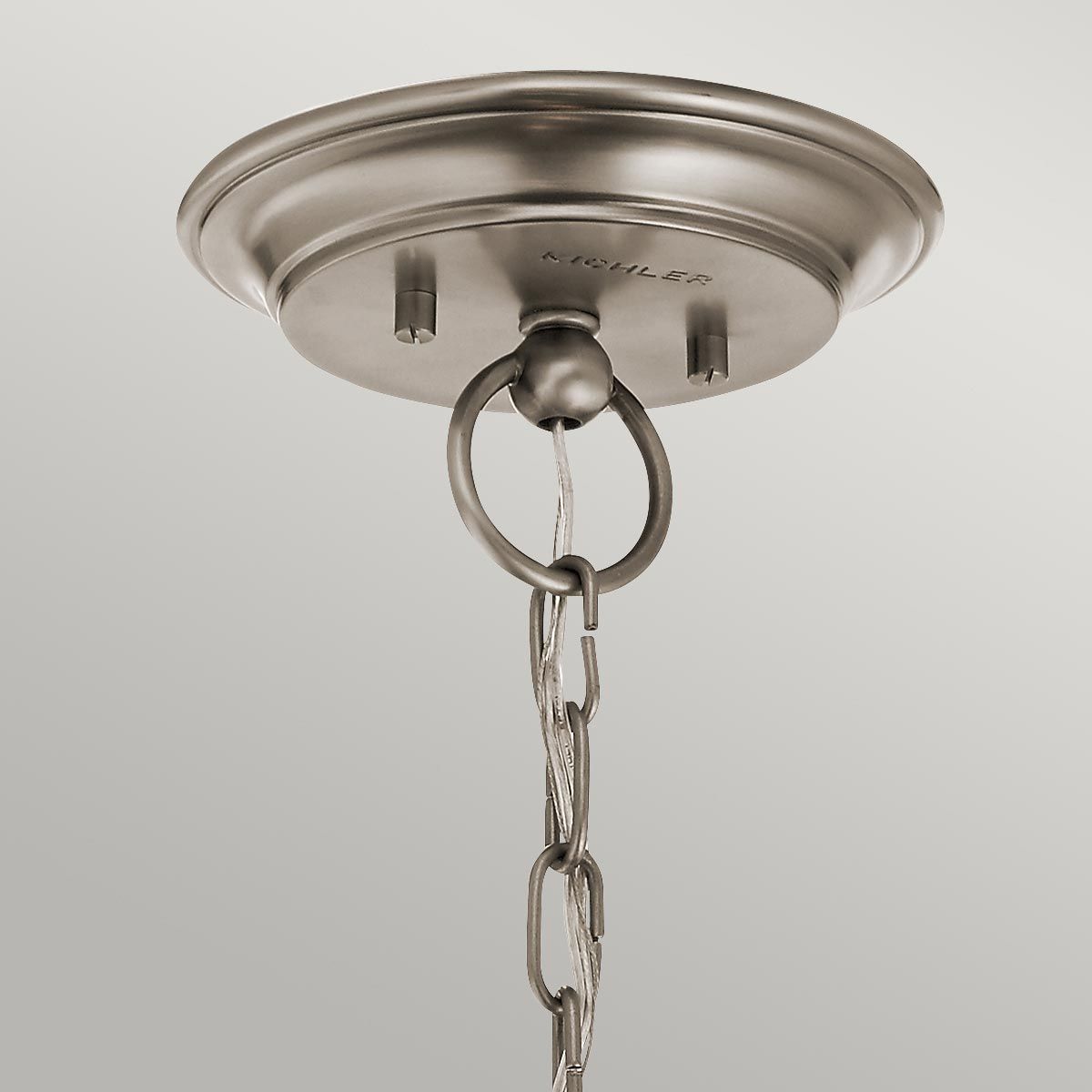 Kichler Chandelier from the Waverly range. Waverly 3 Light Chandelier – SKU KL-WAVERLY3-CLP