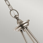 Kichler Chandelier from the Waverly range. Waverly 3 Light Chandelier Product Code = KL-WAVERLY3-CLP