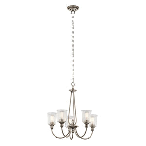 Kichler Chandelier from the Waverly range. Waverly 5 Light Chandelier Product Code = KL-WAVERLY5-CLP