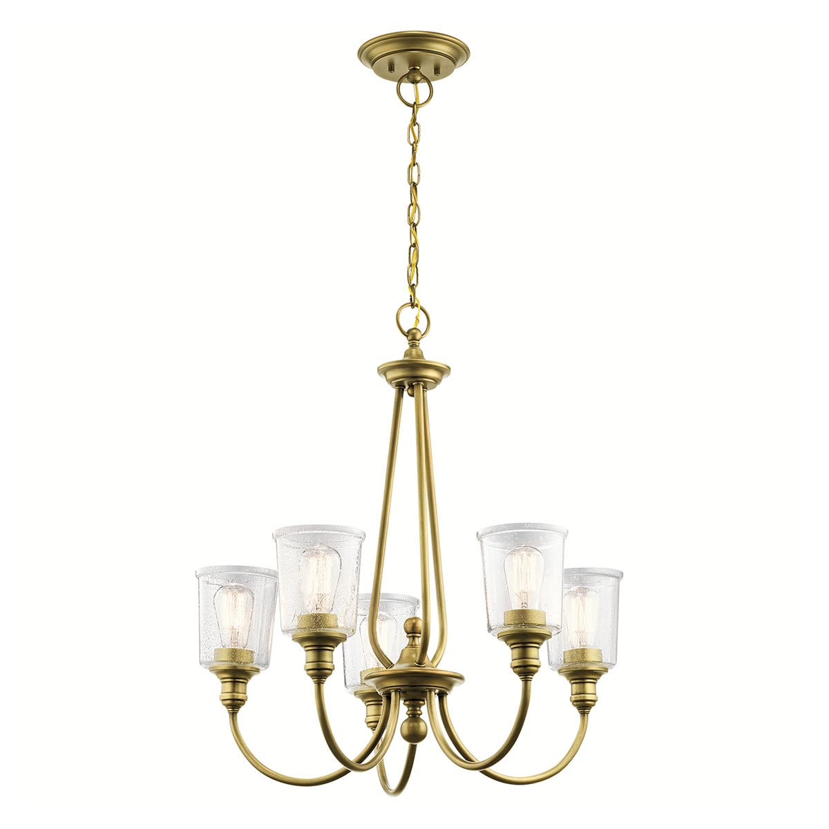 Kichler Chandelier from the Waverly range. Waverly 5 Light Chandelier Product Code = KL-WAVERLY5-NBR