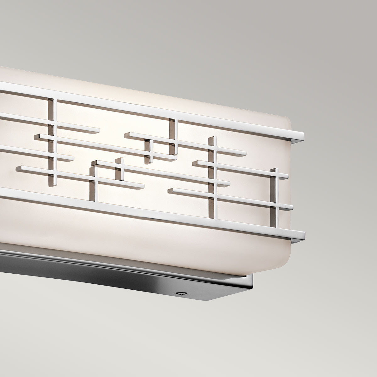Kichler Wall Light from the Zolon range. Zolon Small Wall Light Product Code = KL-ZOLON-S-BATH