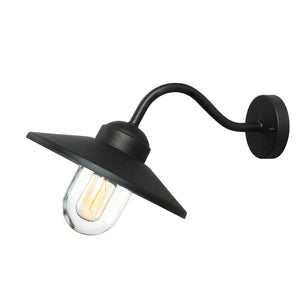 Elstead Lighting Outdoor Wall Light from the Klampenborg range. Klampenborg 1 Light Wall Lantern Product Code = KLAMPENBORG-BK