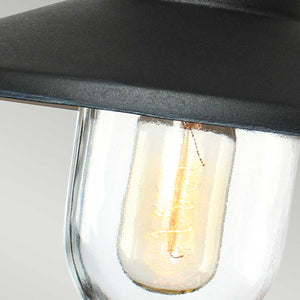 Elstead Lighting Outdoor Wall Light from the Klampenborg range. Klampenborg 1 Light Wall Lantern Product Code = KLAMPENBORG-BK