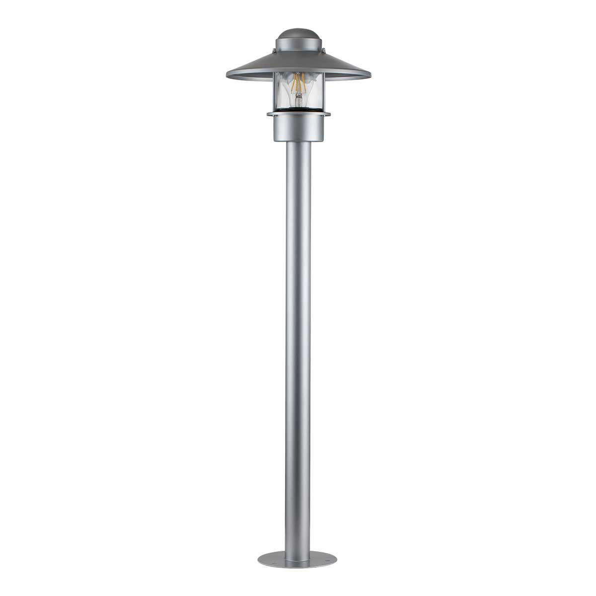 Elstead Lighting Bollard from the Klampenborg range. Klampenborg 1 Light Bollard – SKU KLAMPENBORG-BOL-SIL