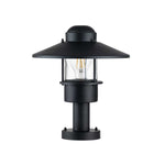 Elstead Lighting Pedestal Lantern from the Klampenborg range. Klampenborg 1 Light Pedestal – SKU KLAMPENBORG-PED-BK