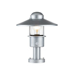 Elstead Lighting Pedestal Lantern from the Klampenborg range. Klampenborg 1 Light Pedestal with – SKU KLAMPENBORG-PED-PIR-SIL