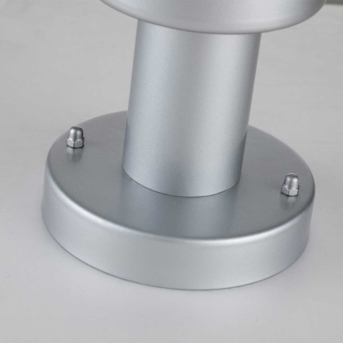 Elstead Lighting Pedestal Lantern from the Klampenborg range. Klampenborg 1 Light Pedestal – SKU KLAMPENBORG-PED-SIL