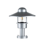 Elstead Lighting Pedestal Lantern from the Klampenborg range. Klampenborg 1 Light Pedestal – SKU KLAMPENBORG-PED-SIL