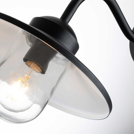 Elstead Lighting Outdoor Wall Light from the Klampenborg range. Klampenborg 1 Light Wall Lantern with PIR Product Code = KLAMPENBORG-PIR-BK