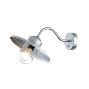 Elstead Lighting Outdoor Wall Light from the Klampenborg range. Klampenborg 1 Light Wall Lantern with PIR Product Code = KLAMPENBORG-PIR-SIL