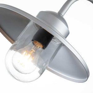 Elstead Lighting Outdoor Wall Light from the Klampenborg range. Klampenborg 1 Light Wall Lantern with PIR Product Code = KLAMPENBORG-PIR-SIL