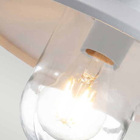 Elstead Lighting Outdoor Wall Light from the Klampenborg range. Klampenborg 1 Light Wall Lantern with PIR Product Code = KLAMPENBORG-PIR-WHT