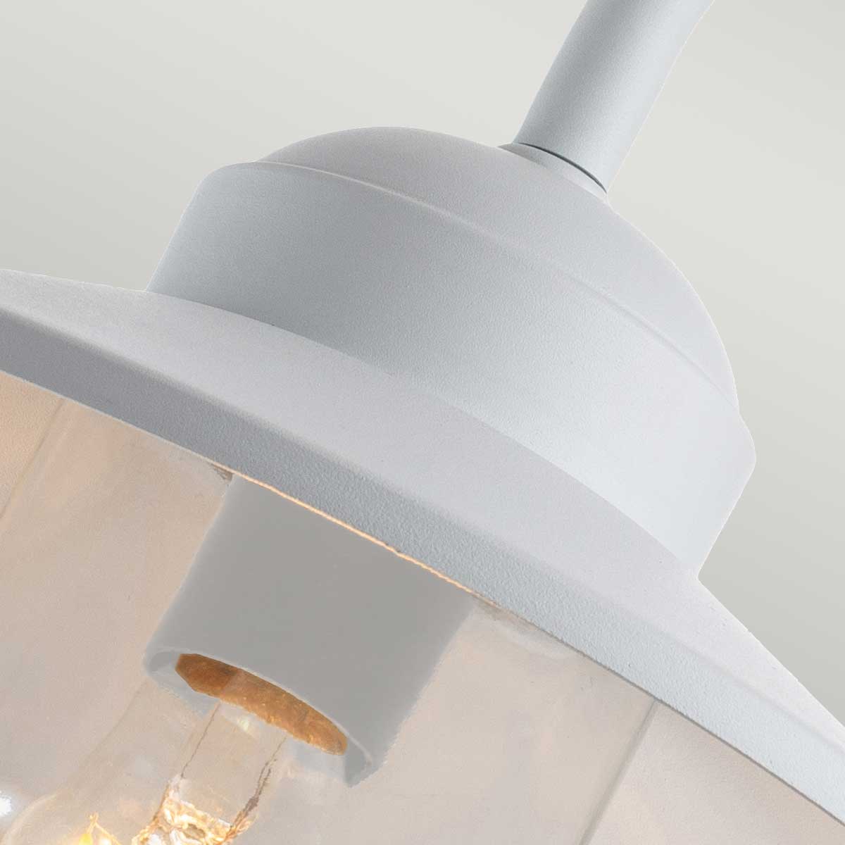 Elstead Lighting Outdoor Wall Light from the Klampenborg range. Klampenborg 1 Light Wall Lantern with PIR Product Code = KLAMPENBORG-PIR-WHT