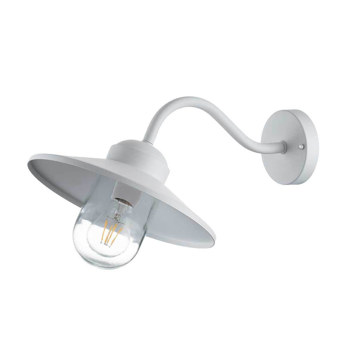 Elstead Lighting Outdoor Wall Light from the Klampenborg range. Klampenborg 1 Light Wall Lantern – SKU KLAMPENBORG-WHT