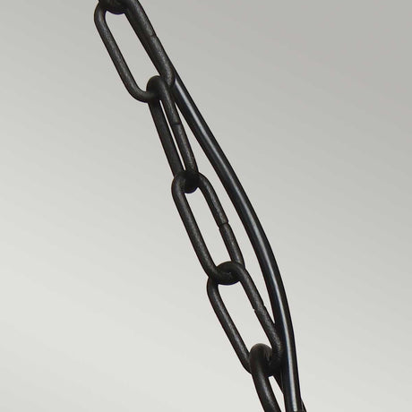 Elstead Lighting Outdoor Hanging from the Klampenborg range. Klampenborg 1 Light Chain Lantern Product Code = KLAMPENBORG8-BK